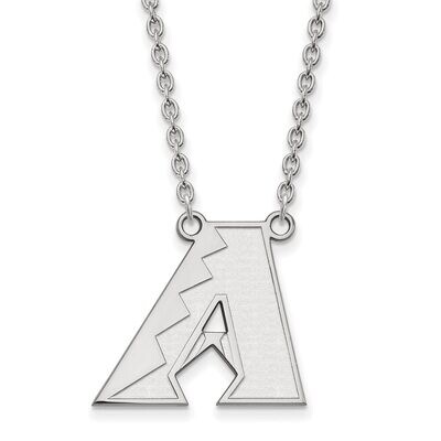 Arizona Diamondbacks Large Pendant with Necklace Sterling Silver SS007DIA-18, MPN: SS007DIA-18, 886…