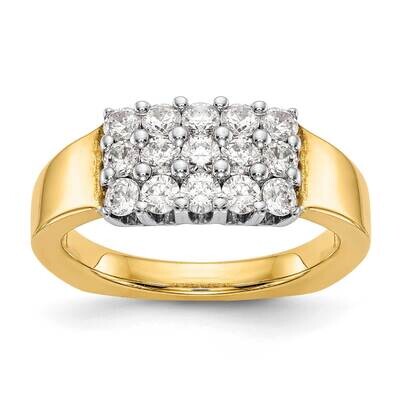 Diamond Band 14k Two-tone Gold RM3217B-100-YWAA, MPN: RM3217B-100-YWAA,