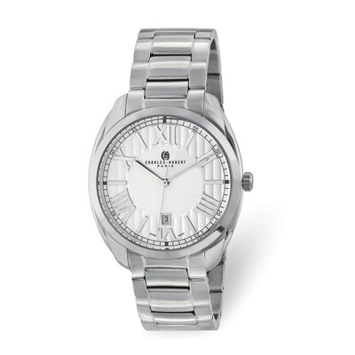 Charles Hubert Mens Stainless Steel Off-White Dial Watch  XWA6084, MPN: XWA6084, 848870008890