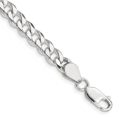 7mm Curb Chain 9 Inch Sterling Silver QCB180-9, MPN: QCB180-9, 191101769191