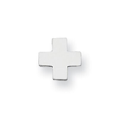 Cross Stamping Sterling Silver Rhodium-plated SS1349, MPN: SS1349,