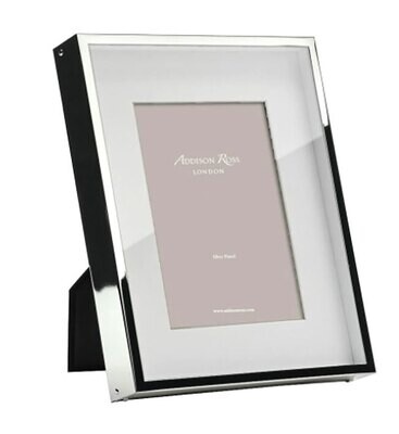 Addison Ross Box Picture Frame White Mount 5 x 7 InchSilver-plated FR0580, MPN: FR0580, UPC/EAN: 50…
