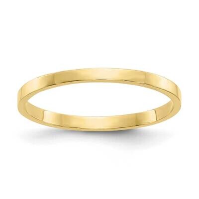 High Polished Band Childs Ring 10k Gold 10R535, MPN: 10R535, 191101714726