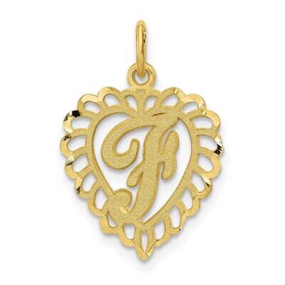 Initial F Charm 10k Gold 10C568F, MPN: 10C568F,