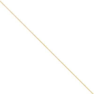1.3mm Solid Diamond-cut Cable Chain 16 Inch 14k Gold PEN140-16, MPN: PEN140-16, 886774538488