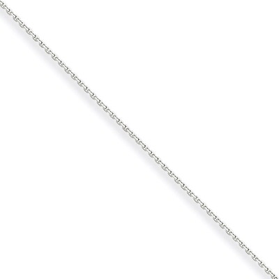 0.8mm Diamond-cut Cable Chain 24 Inch 10k White Gold 10PE192-24, MPN: 10PE192-24, 886774539911