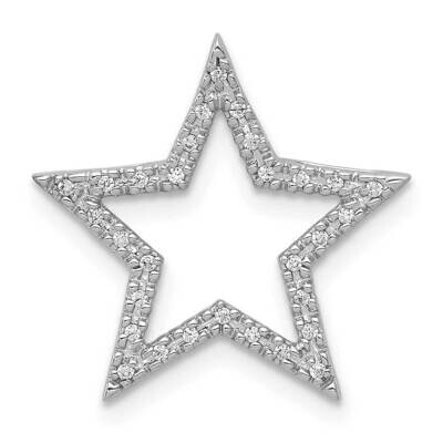 Star Chain Slide 14k White Gold Diamond PM5179-010-WA, MPN: PM5179-010-WA, 818050010920
