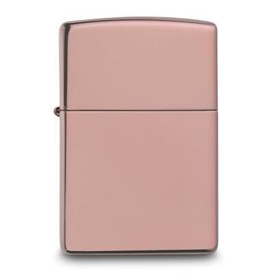 Zippo High Polished Rose Gold Lighter GM25780, MPN: GM25780, 191693148183
