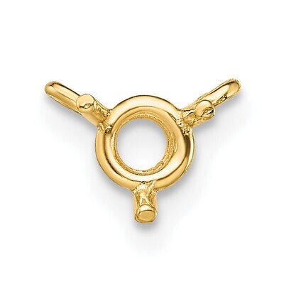 Round 3-Prong Necklace Center .20ct. Pendant Setting 14k Yellow Gold YG964, MPN: YG964,