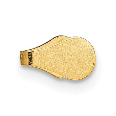 Solder Flush Endcap Setting 18k Yellow Gold 8Y2066, MPN: 8Y2066,