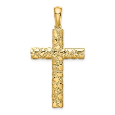 Nugget Cross Pendant 14k Gold XR1835, MPN: XR1835, 883957925219