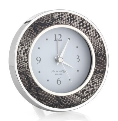 Addison Ross Natural Snake Silver &amp; Alarm Clock 4 x 4 InchSilver-plated FR5508, MPN: FR5508, UPC/EA…