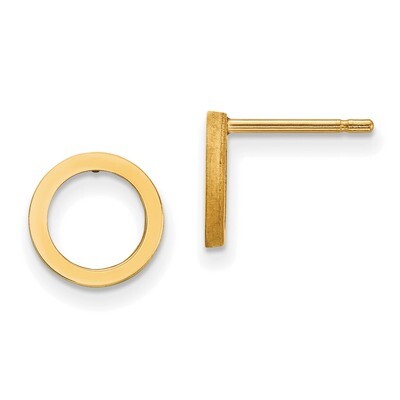 Open Circle Earrings 14k Gold XE3083, MPN: XE3083, 191101055584