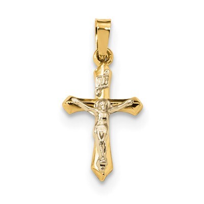 Polished INRI Crucifix Pendant 14k Two-Tone Gold XR1630, MPN: XR1630, 883957773391