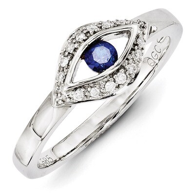 1 Birthstone Family Jewelry Diamond Semi-Set Ring 14k White Gold XMRW32/1, MPN: XMRW32/1, 883957382…