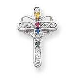 Genuine Mother&#39;s Cross Pendant 14k White Gold XMP6/4GY, MPN: XMP6/4GY, 883957143101