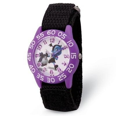 Disney Kids Vampirina &amp; Wolfie Black Strap Acrylic Time Teacher Watch  XWA5793, MPN: XWA5793, 84288…