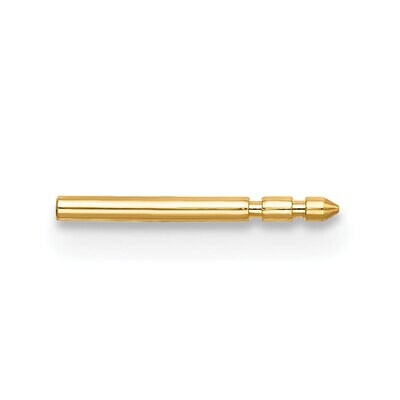 Small Guardian Straight Trigger Post Earring Setting 18k Yellow Gold 8Y663, MPN: 8Y663,