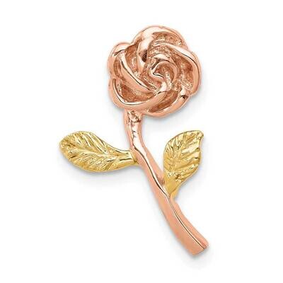 Rose Chain Slide 14k Two-tone Gold D4456, MPN: D4456, 883957767505