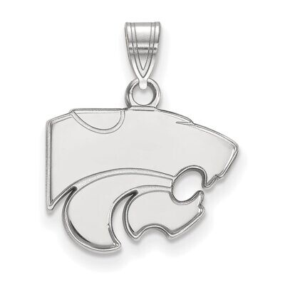 Kansas State University Small Pendant 10k White Gold 1W002KSU, MPN: 1W002KSU, 886774768274