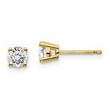 2/3ctw SI1/SI2 G H I Lab Grown Diamond 4 Prong Earrings 14k Yellow Gold EM1006-066-LG, MPN: EM1006-…