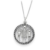 Knitted Together By Love 18 Inch Necklace Sterling Silver Antiqued QSX280, MPN: QSX280, 883957319728