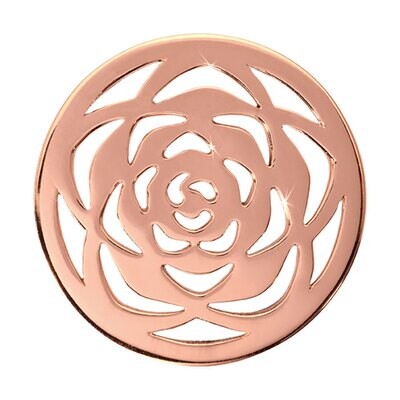 Nikki Lissoni Rose Large Rose Gold Plated 33mm Coin C1118RGM, MPN: C1118RGM, 8718627462591