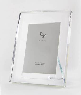 Tizo Plain 4 x 6 Inch Glass Picture Frame PH1050-46, MPN: PH1050-46,