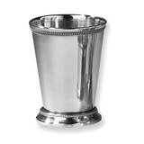 Nickel-plated Stainless Steel Beaded Mint Julep Cup GP8598, MPN: GP8598, 15227904710