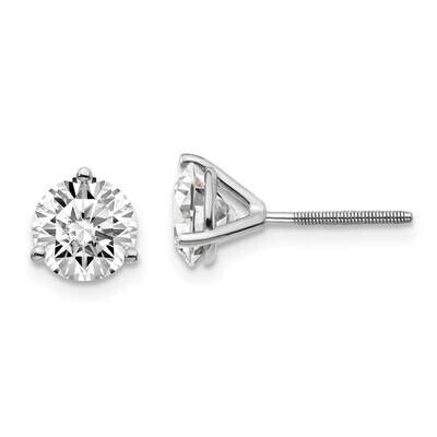 2ctw SI1/SI2 G H I Lab Grown Diamond 3 Prong Screwbk Earrings 14k White Gold EM1007S-200-WLG, MPN: …