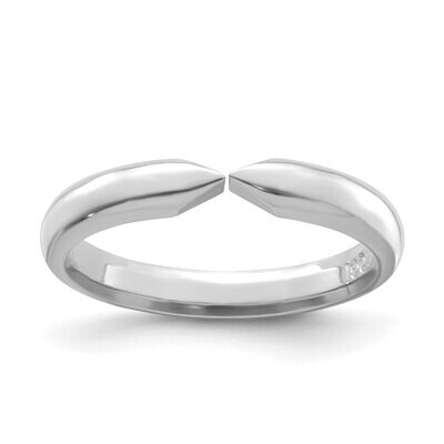 6-prong Comfort Fit Medium Weight (Low Shoulder) Shank 14k White Gold WGSH73, MPN: WGSH73,
