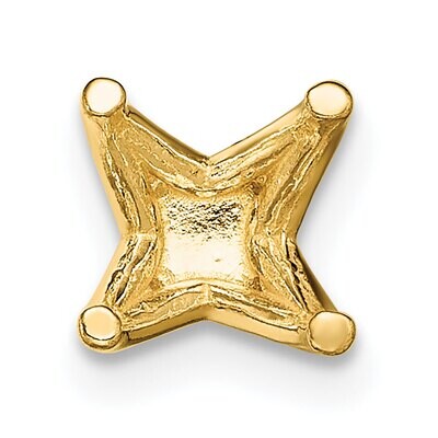 Round 4-Prong .25ct.Heavy Wt. TruSeatr Post Earring Mounting 14k Yellow Gold YG2638, MPN: YG2638,