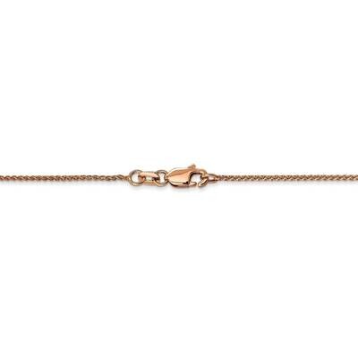 30 Inch 14k Diamond-cut Rose Gold 1.00mm Spiga Chain 14k Rose Gold RSC4-30, MPN: RSC4-30, 886774605…