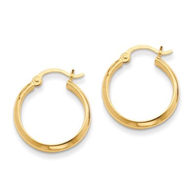 Hoop Earring 14k Gold Polished TA232, MPN: TA232, 883957288345