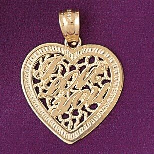 Dazzlers Jewelry Heart Pendant Necklace Charm Bracelet in Yellow, White or Rose Gold 7178, MPN: DZ-…