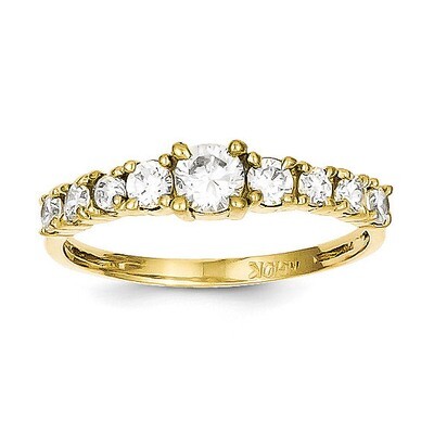 Ring 10k Gold Synthetic Diamond 10C1177, MPN: 10C1177, 886774020402
