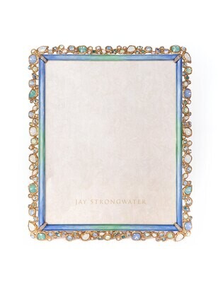 Jay Strongwater Theo Bejeweled 8 x 10 Inch Picture Frame Oceana SPF5843-230, MPN: SPF5843-230,