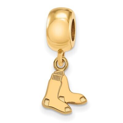 Boston Red Sox Bead Charm x-Small Dangle Gold-plated Silver GP055RSO, MPN: GP055RSO, 886774949161
