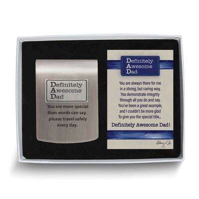 Definitely Awesome Dad Visor Clip Gift Boxed with Card GM24292, MPN: GM24292, 785525302722