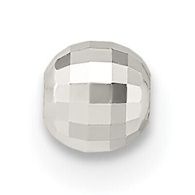 4.0mm Faceted Bead Sterling Silver SS3907, MPN: SS3907,