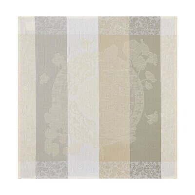 Le Jacquard Francais Fleurs Gourmandes Chalk Napkin 23 X 23 Inch 22946 Set of 4, MPN: 22946, 366026…