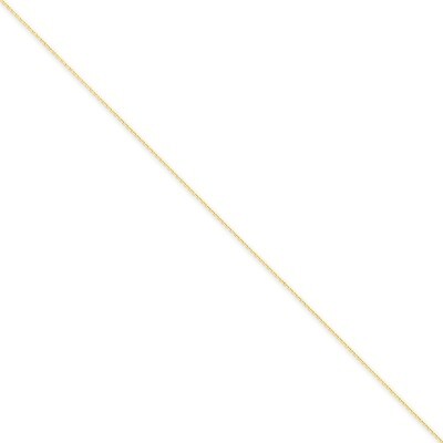 0.8mm Diamond-cut Cable Chain 16 Inch 14k Gold PEN41-16, MPN: PEN41-16, 883957041162