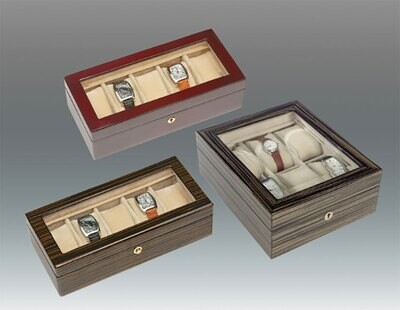 Tizo Jewelry Box Rosewood 5 Watch Holder Royals NC7602RBX, MPN: NC7602RBX,