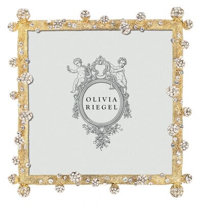 Olivia Riegel Gold Pav Odyssey 5 x 5 Inch Picture Frame RT0152, MPN: RT0152,