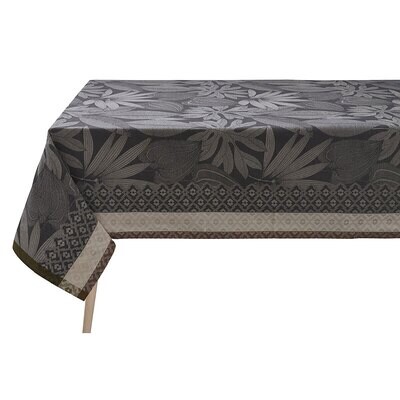 Le Jacquard Francais Nature Sauvage Grey Tablecloth 69 x 126 Inch 27438, MPN: 27438, 3660269274382