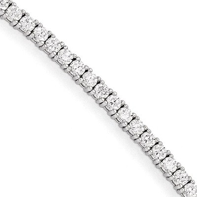 CZ 7 Inch Bracelet Sterling Silver Rhodium-plated QG3487-7, MPN: QG3487-7, 886774298443