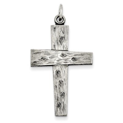 Cross Pendant Antiqued Sterling Silver QC5852, MPN: QC5852, 191101184338