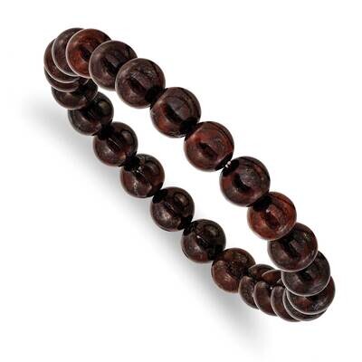 Red Agate Beaded Stretch Bracelet SRB2848, MPN: SRB2848, 191101859120