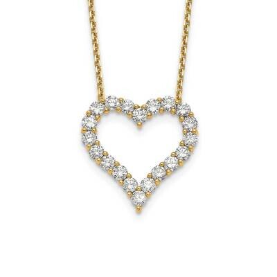 Heart Pendant with Chain 14k Gold PM1001-200-YA, MPN: PM1001-200-YLD, 191101806155
