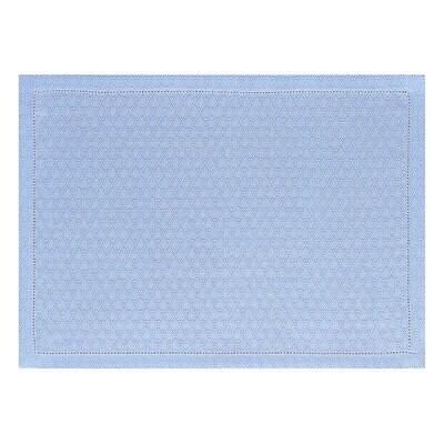 Le Jacquard Francais Portofino Geo Blue Placemat 20 x 14 Inch 27371 Set of 4, MPN: 27371, 366026927…